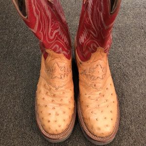 Authentic Lucchese Ostrich Boots